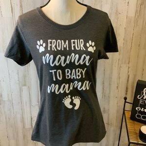 Maternity short sleeve shirt. Size M